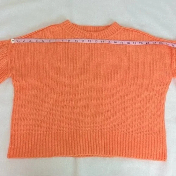 NEW Happy x Nature Peach Sweater with Billow Sleeves Puff sleeve - Picture 7 of 16